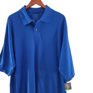 Jerzeea Polo Shirt Blue New Men's 2XL NWT